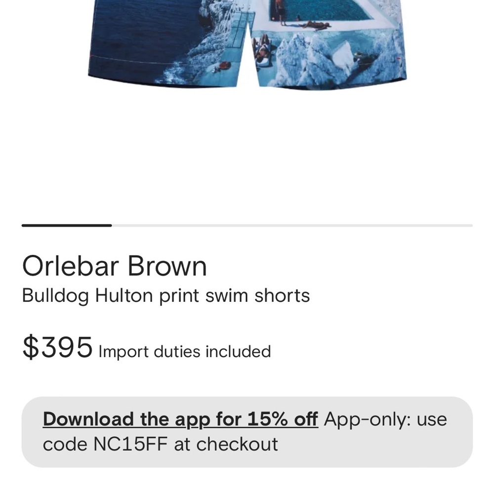 Orlebar Brown Bulldog Hulton Print Swim Shorts